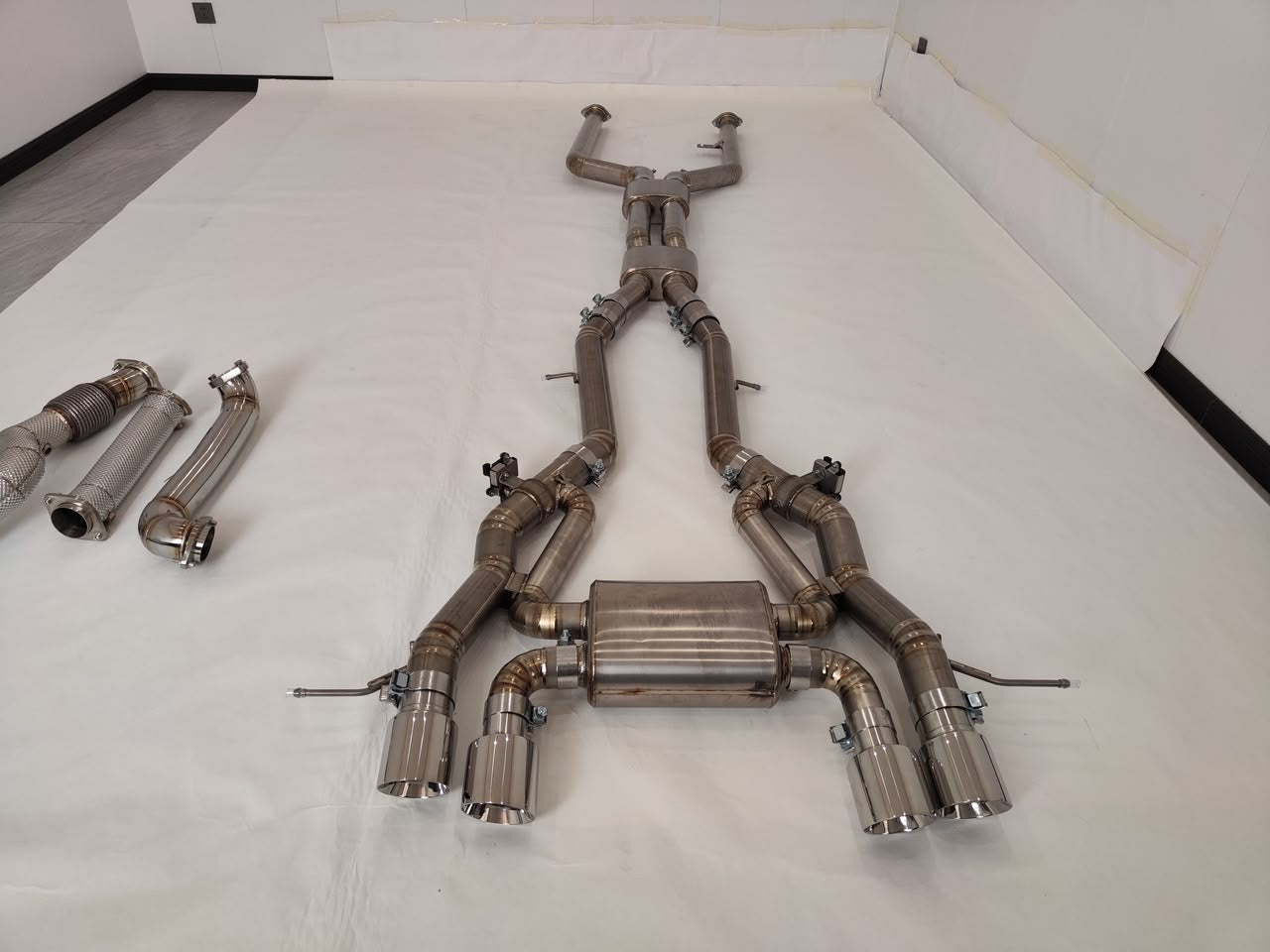 BMW G80 M3 / G82–G83 M4 S58 3.0T Valved Cat-Back Exhaust System (2021–2026)