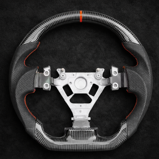 Nissan 350z 2003-2008 Carbon fiber & Perforated leather Racing Steering Wheel