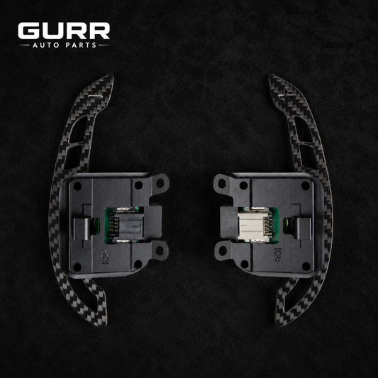 Magnetic Real Carbon Fiber Paddle Shifters for Chevrolet Corvette C8 Z06 ZR1 Z51 (2020–2026)