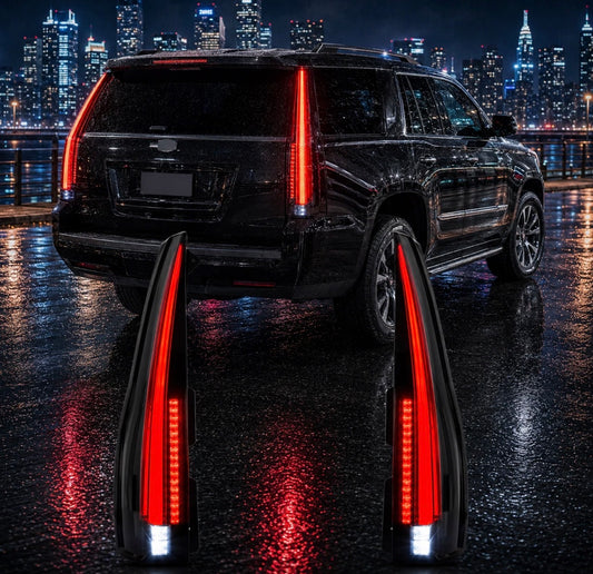 Tail Lights For 2015-2020 Chevy Tahoe Suburban LED Rear Assembly Startup Signal
