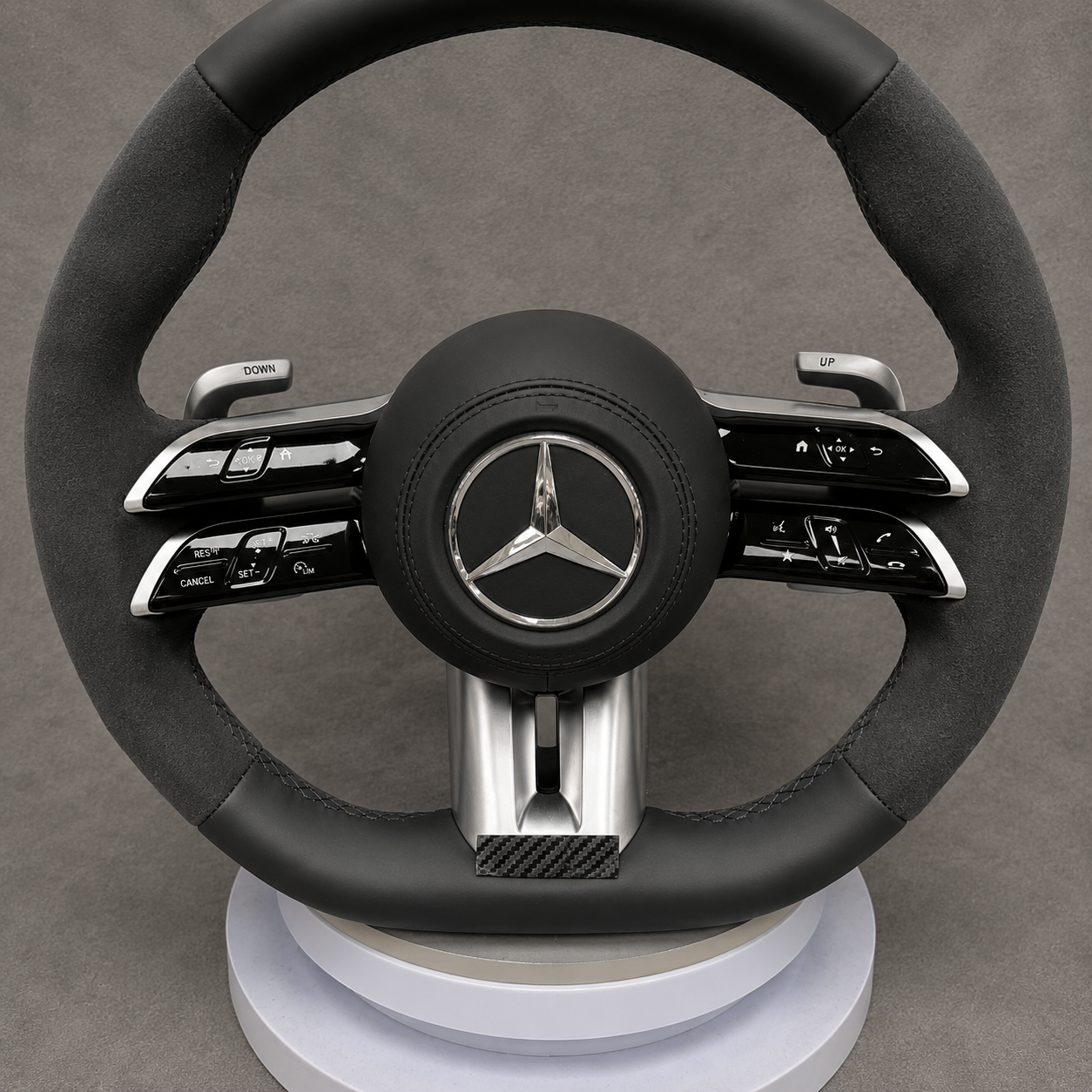 Mercedes-Benz AMG Style Alcantara Steering Wheel Full Assembly