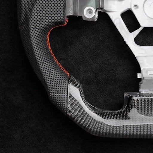 Nissan 350z 2003-2008 Carbon fiber & Perforated leather Racing Steering Wheel