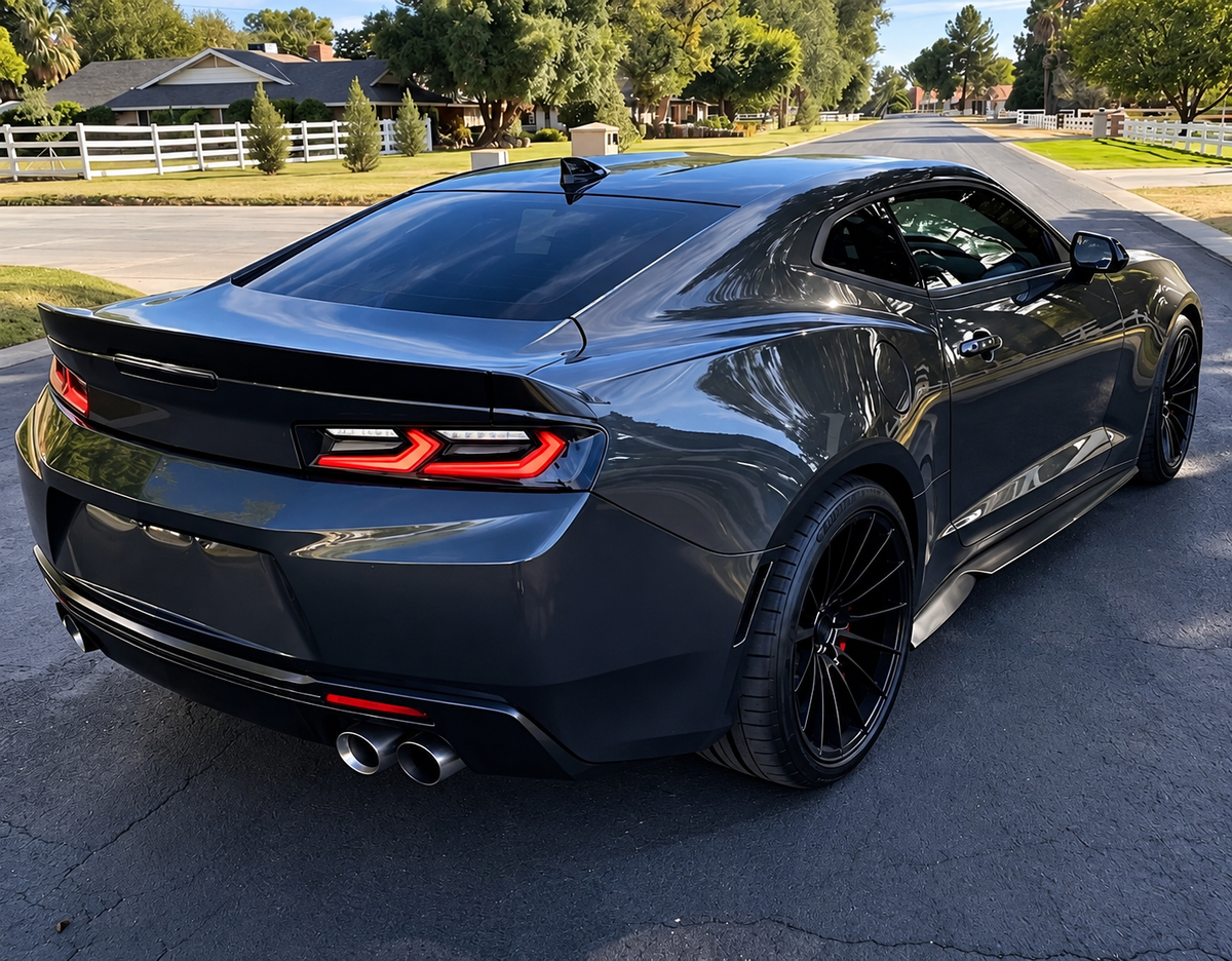 Pair Full LED Tail Lights For 2016-2018 Chevrolet Camaro w/ Sequential Lamp