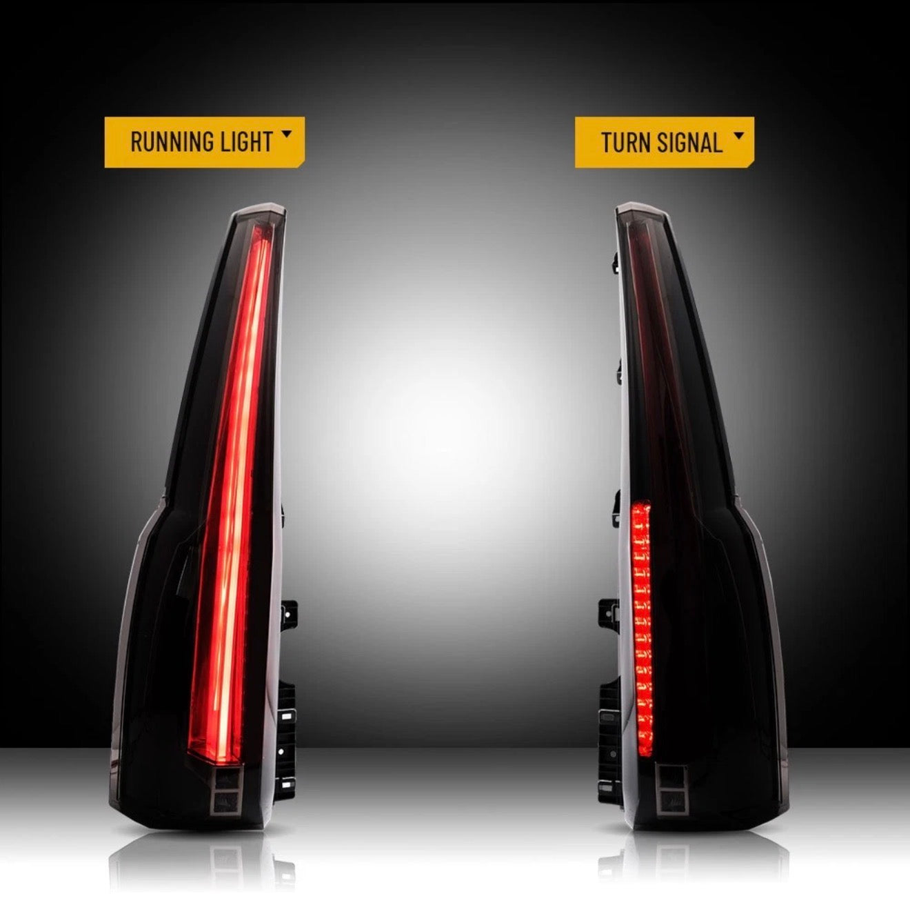 Tail Lights For 2015-2020 Chevy Tahoe Suburban LED Rear Assembly Startup Signal