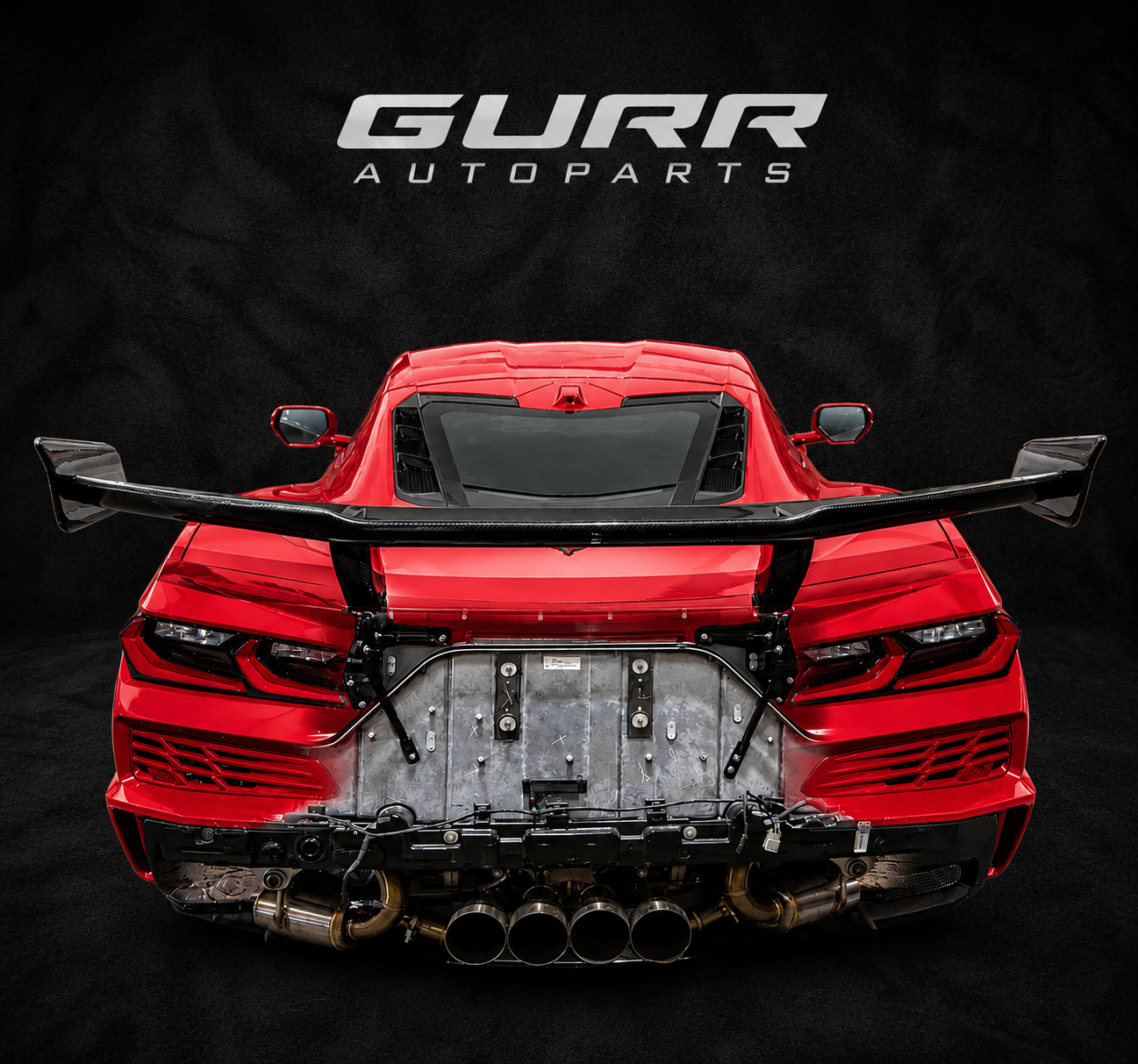 2020-2025 Corvette C8 ZR1 Style Rear Carbon Fiber Wing