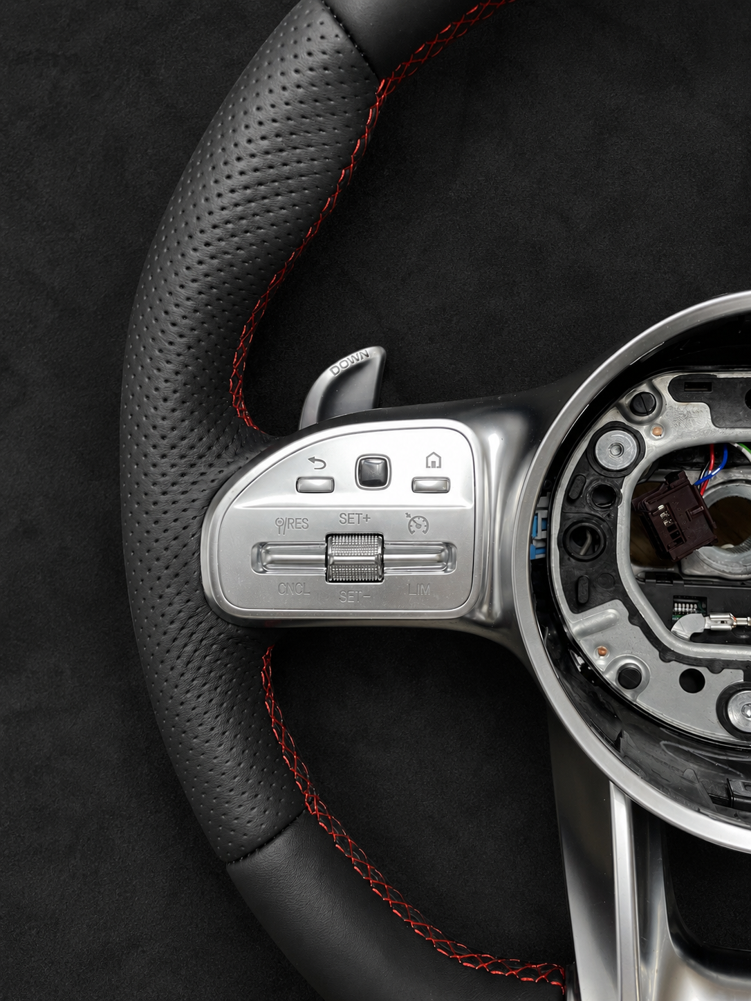 Mercedes-Benz AMG Performance Steering Wheel Red Stitch Edition | for 2015-2024 models