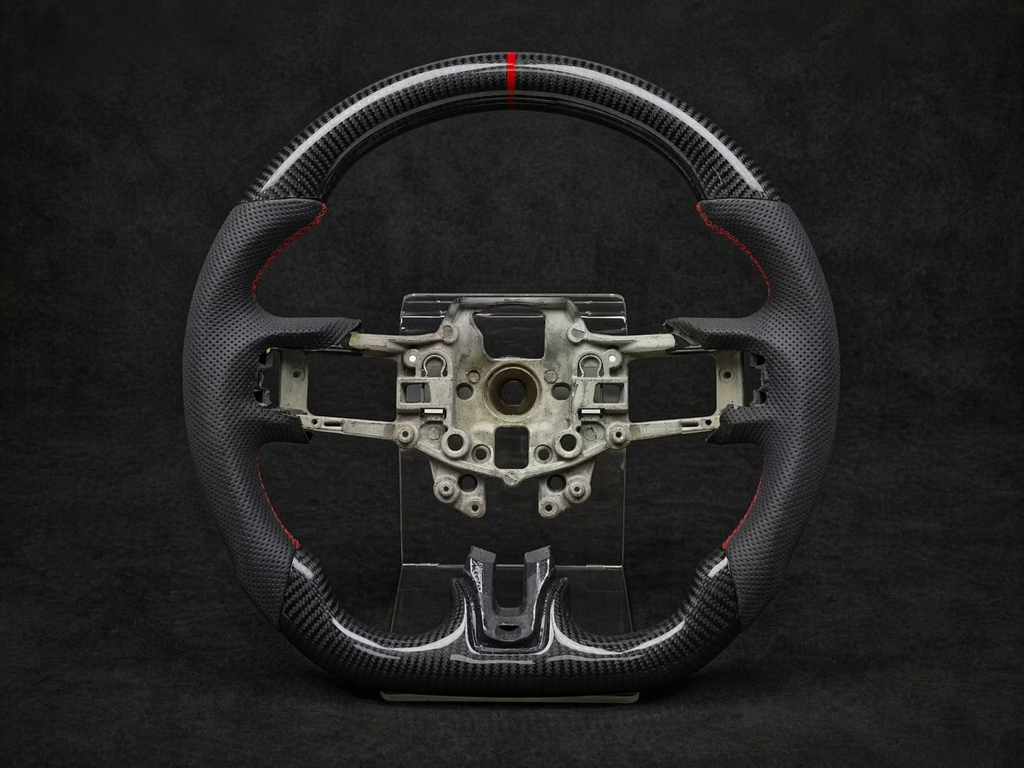 Ford Mustang 2015-2017 Carbon & Leather Steering Wheel