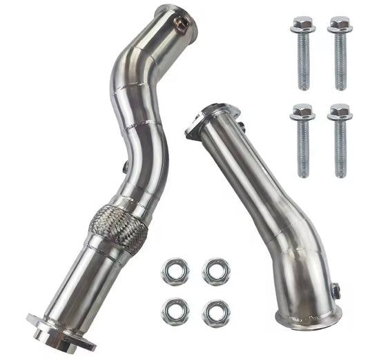 High-Performance Stainless Steel Catless Downpipes for BMW M3 G80 & M4 G82/G83 S58 3.0T (2021+)