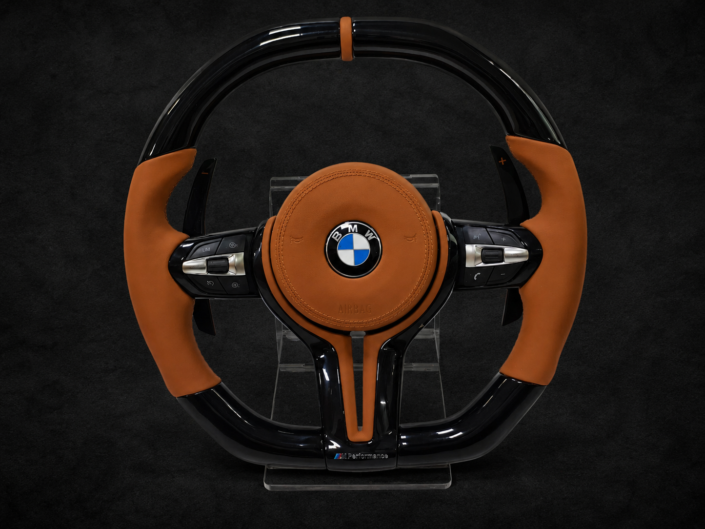 BMW Camel Alcantara Steering Wheel for 2008-2019 models