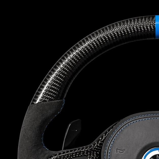 BMW M Performance Carbon Fiber & Alcantara Steering Wheel (2019–2026 G Series) – Airbag Included | Plug & Play