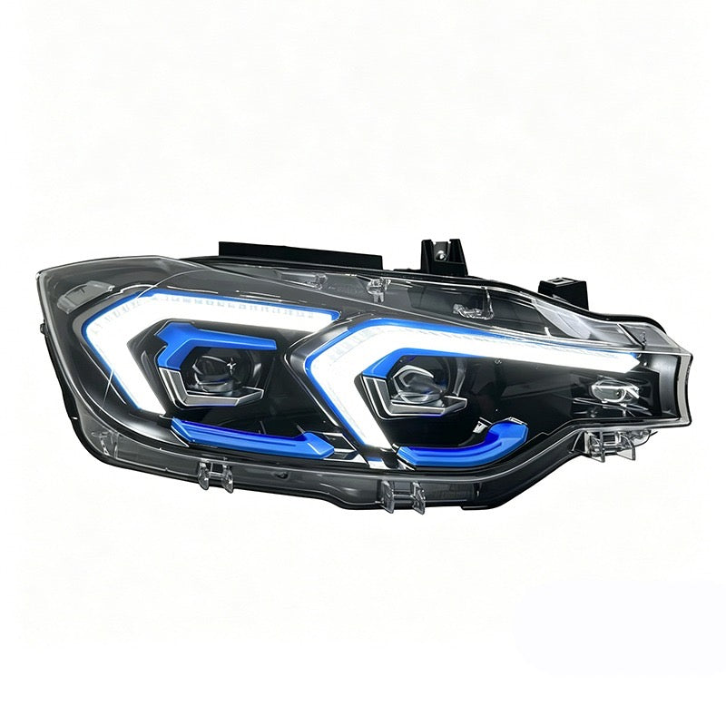 BMW F30 Dual Color LED Headlights | White & Yellow DRL | Xenon / LED / Halogen Compatible