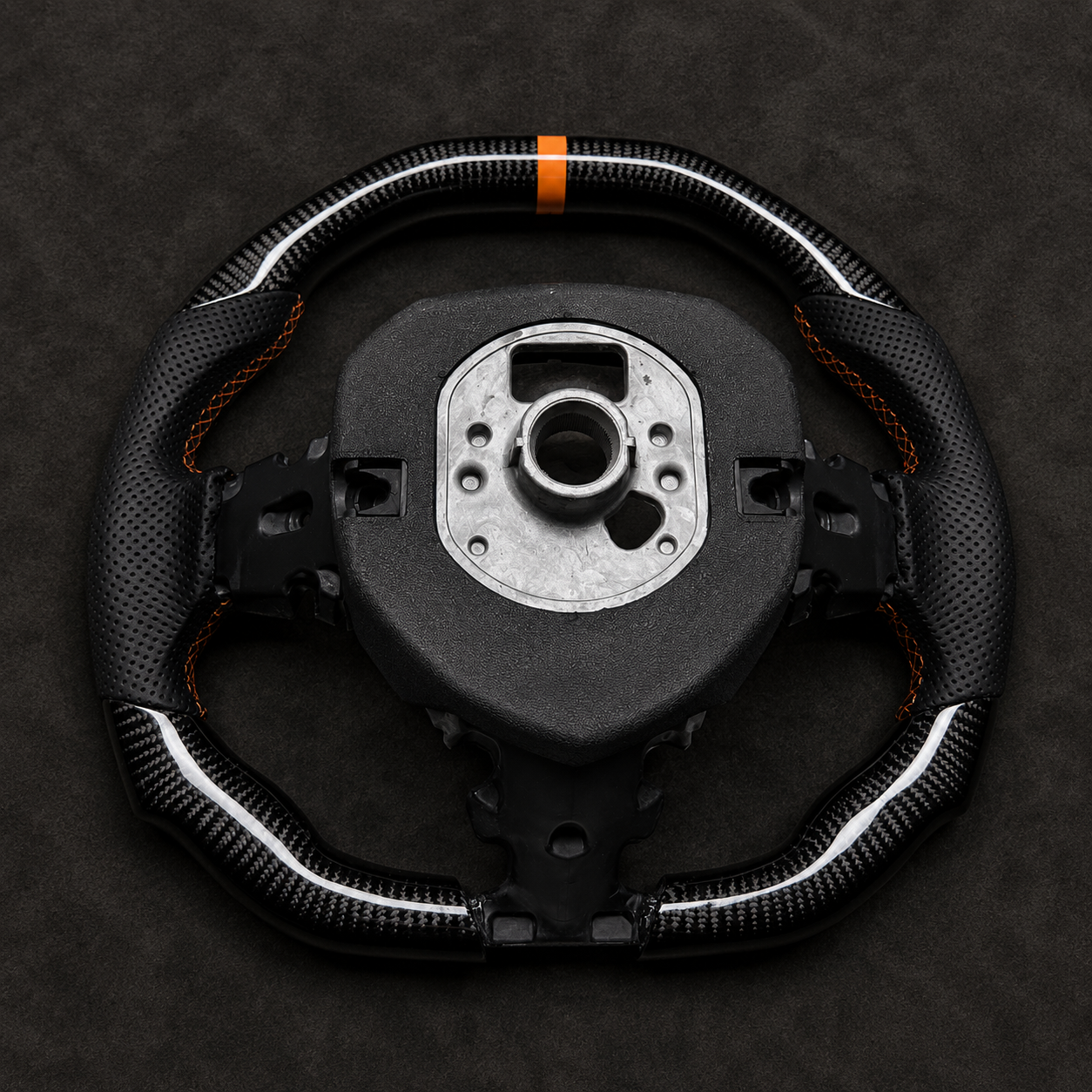 Lamborghini Aventador Carbon Fiber Performance Steering Wheel | Flat Bottom | 2012-2022