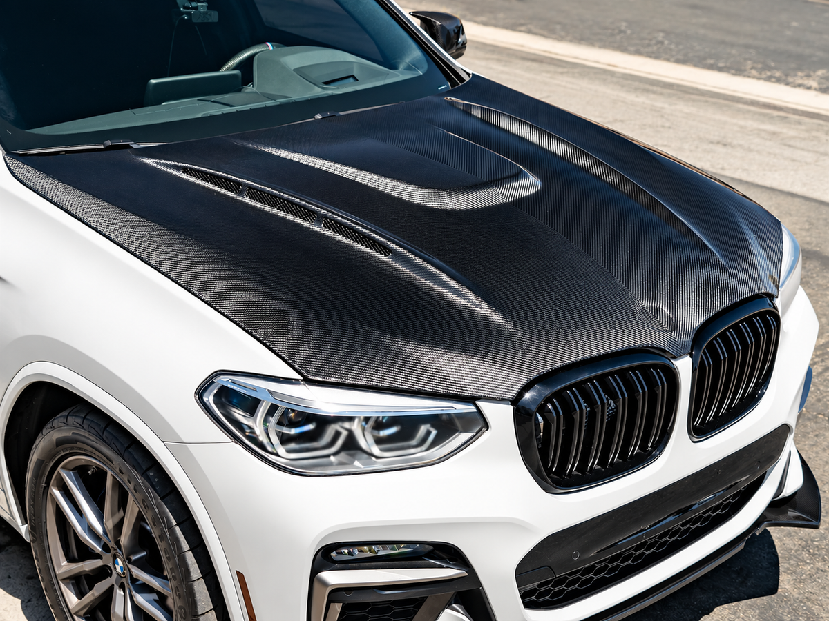 2019-24 Real Dry Carbon Fiber Front Hood For BMW X3M F97 X4M F98