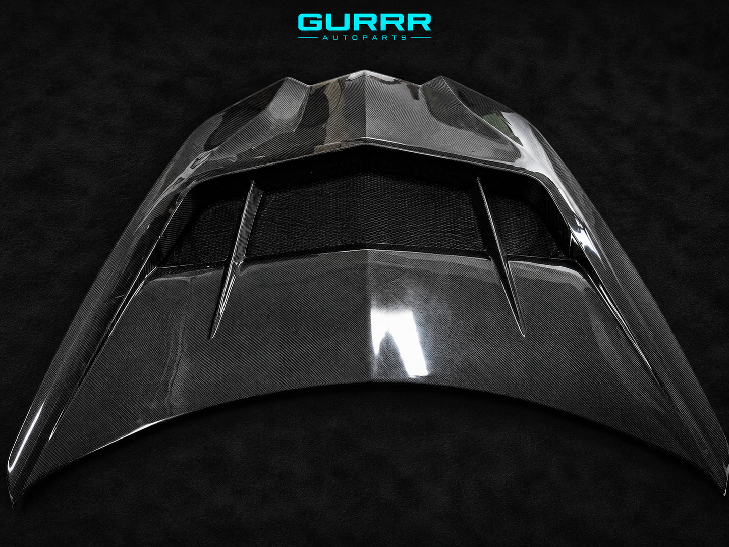2020-2025 Corvette C8 | ZR1X DRY Carbon Fiber Hood Clear Coated
