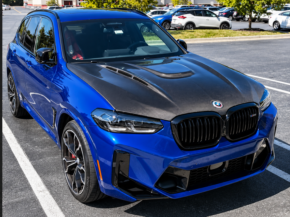 2019-24 Real Dry Carbon Fiber Front Hood For BMW X3M F97 X4M F98