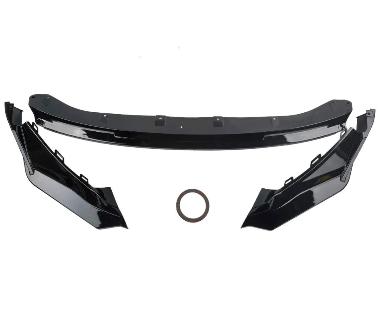 Front Bumper Lip Splitter For 2021-26 BMW G80 M3 G82 G83 M4 V2 Style Gloss Black