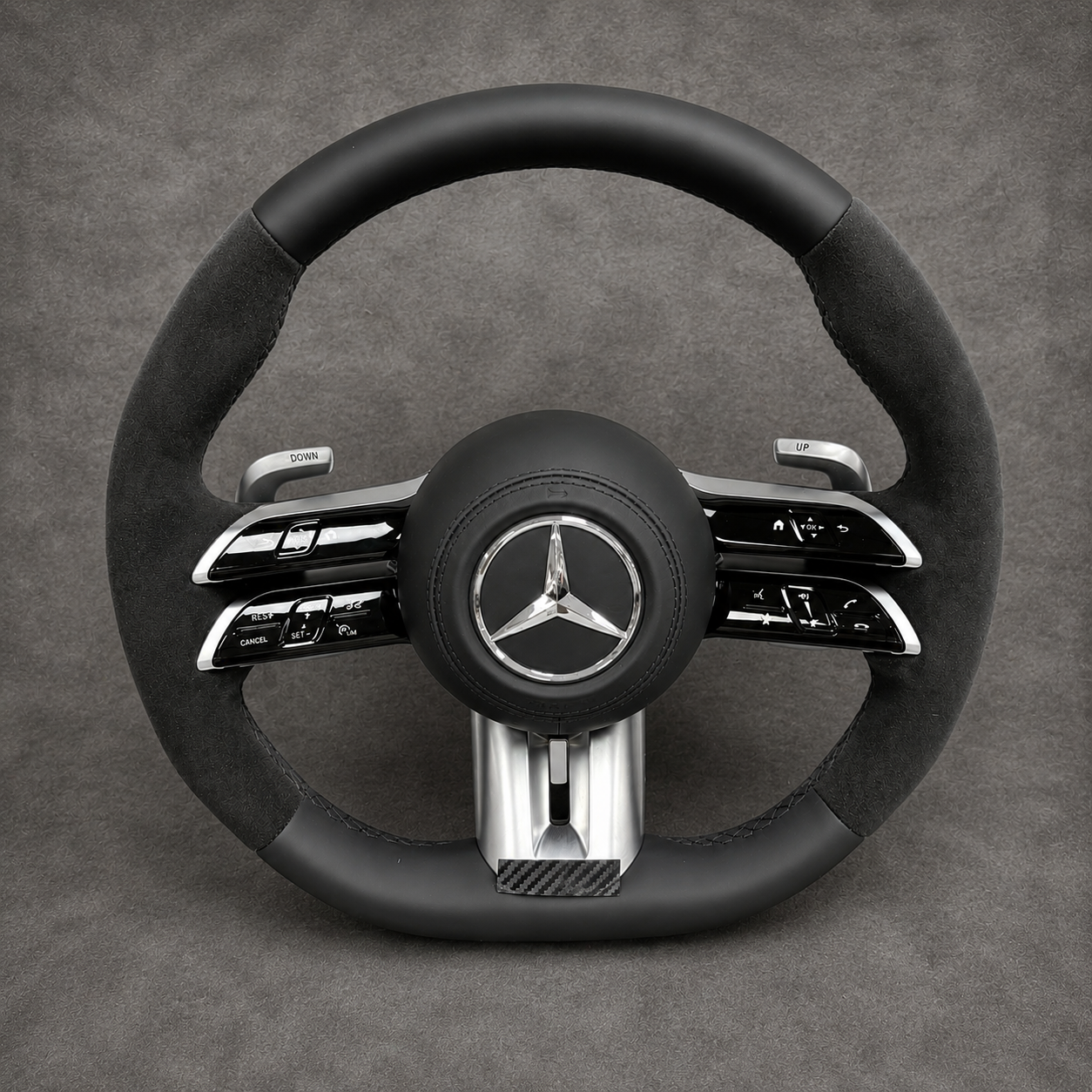 Mercedes-Benz AMG Style Alcantara Steering Wheel Full Assembly