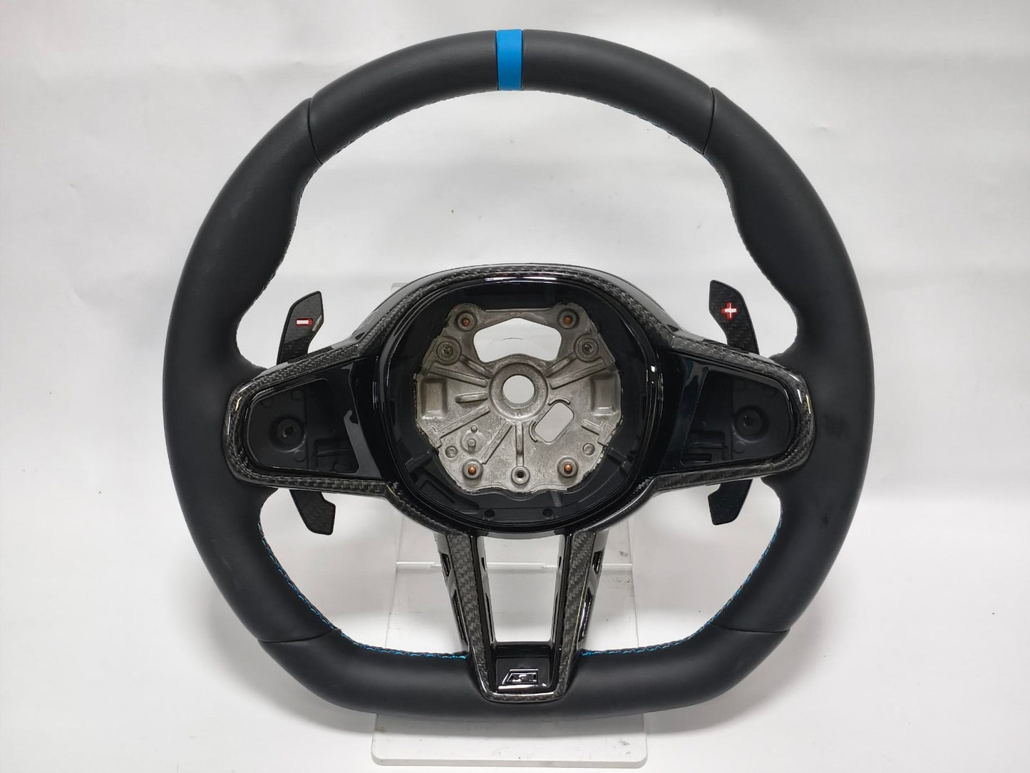 BMW Full German Leather Race Stripe Steering wheel For G models 2019-2026