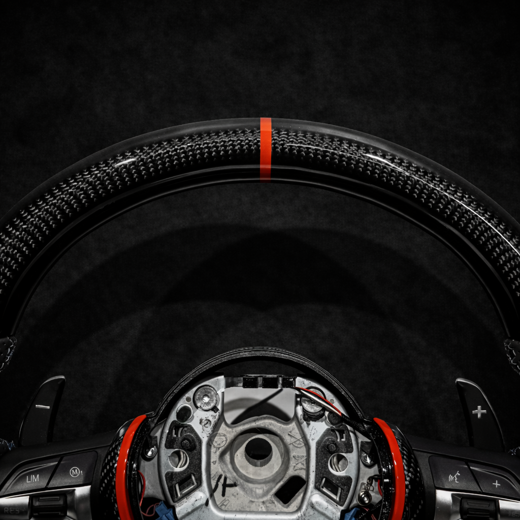 BMW M Sport Daytona Red Livery Steering Wheel for 2012-2019 models