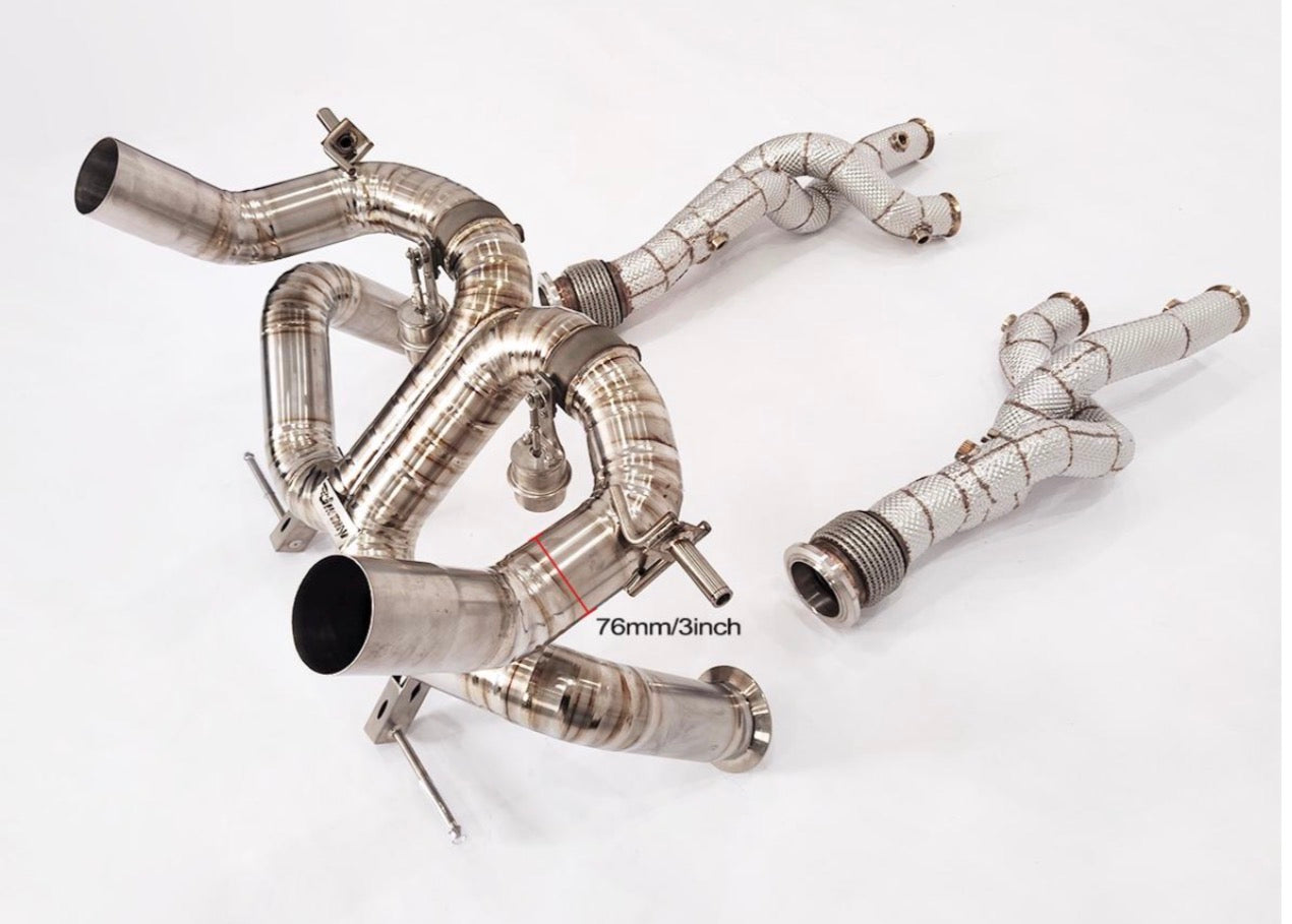Lamborghini Aventador SVJ LP770-4 Lp780-4 Gintani Titanium X Pipe exhaust System