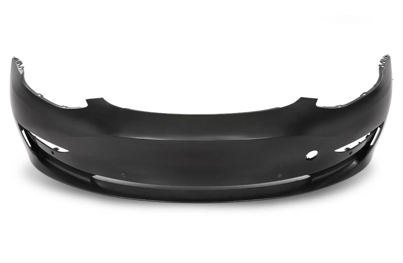 Fit For 2017-2023 Tesla Model 3 Front Bumper Cover Fascia w/ Park Sensor Hole