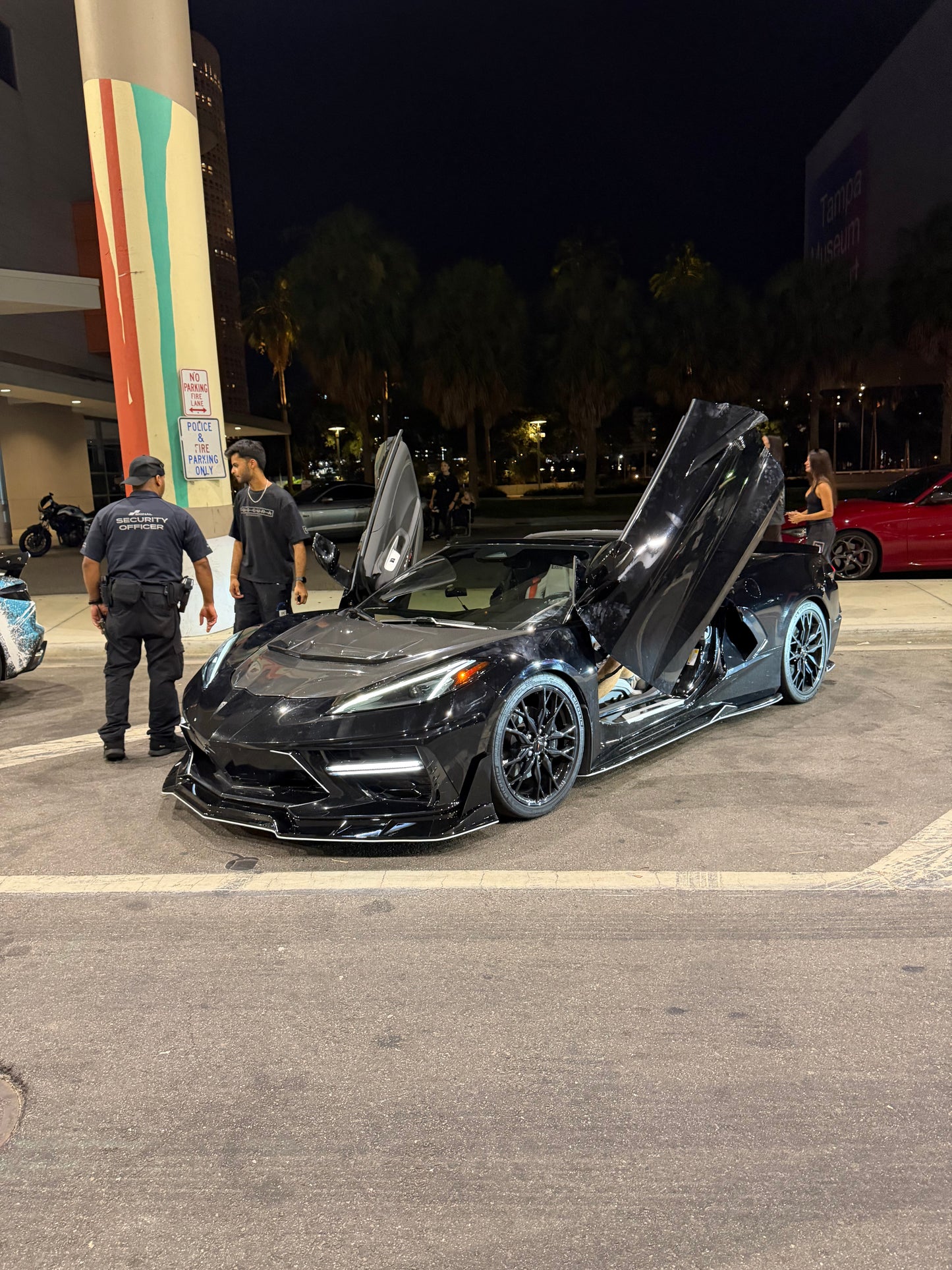 Chevrolet Corvette C8 2020-2025 Direct Bolt on Vertical Doors kit lambo door