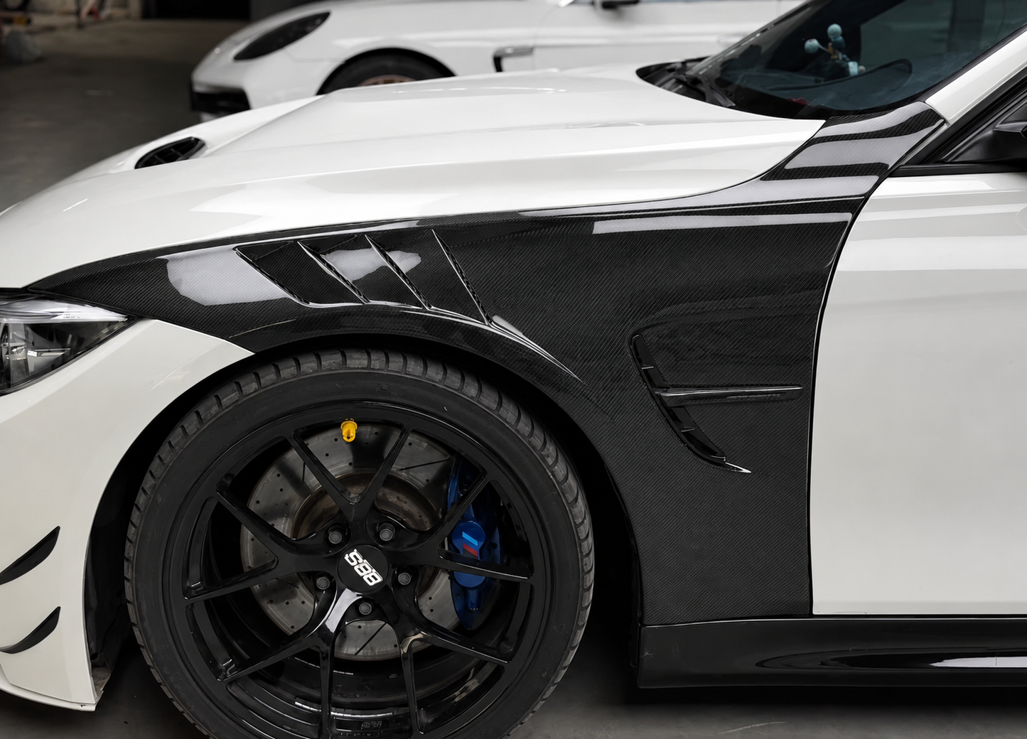 BMW M4 F80 Carbon Fiber Vented Fender Set | Aggressive Widebody Style