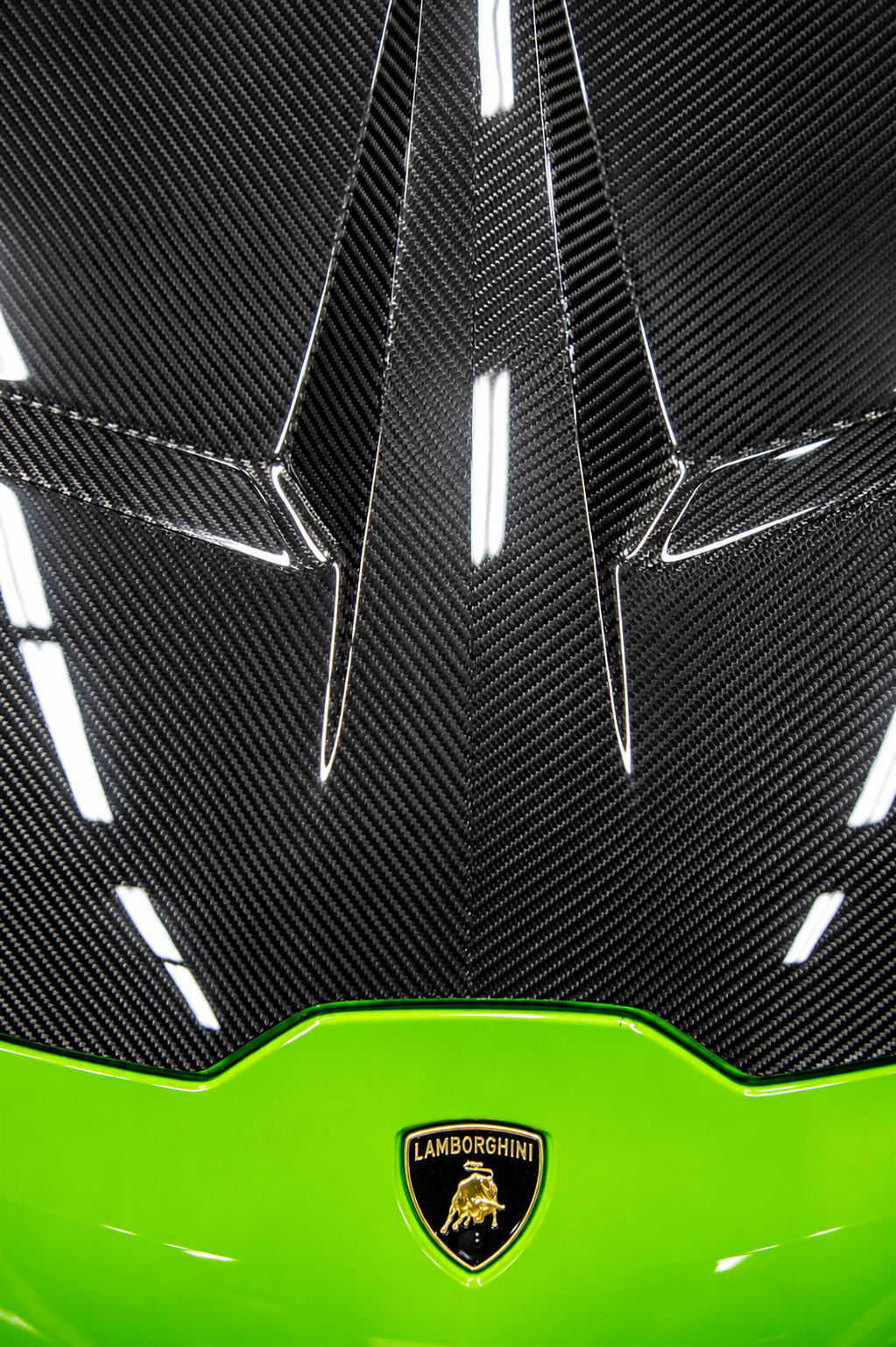 Lamborghini Huracán 1016 Style Double-Sided Carbon Fiber Hood