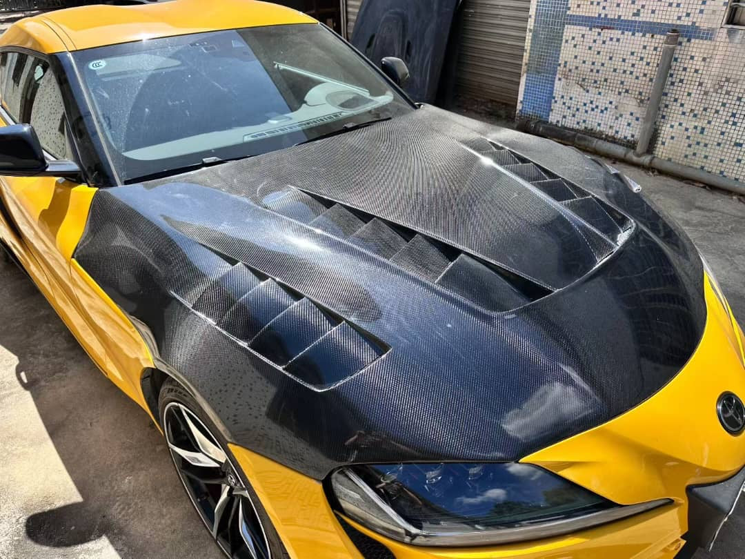 Toyota Supra GR A90/A91 VRS Style Carbon Fiber Hood | MK5 2019+