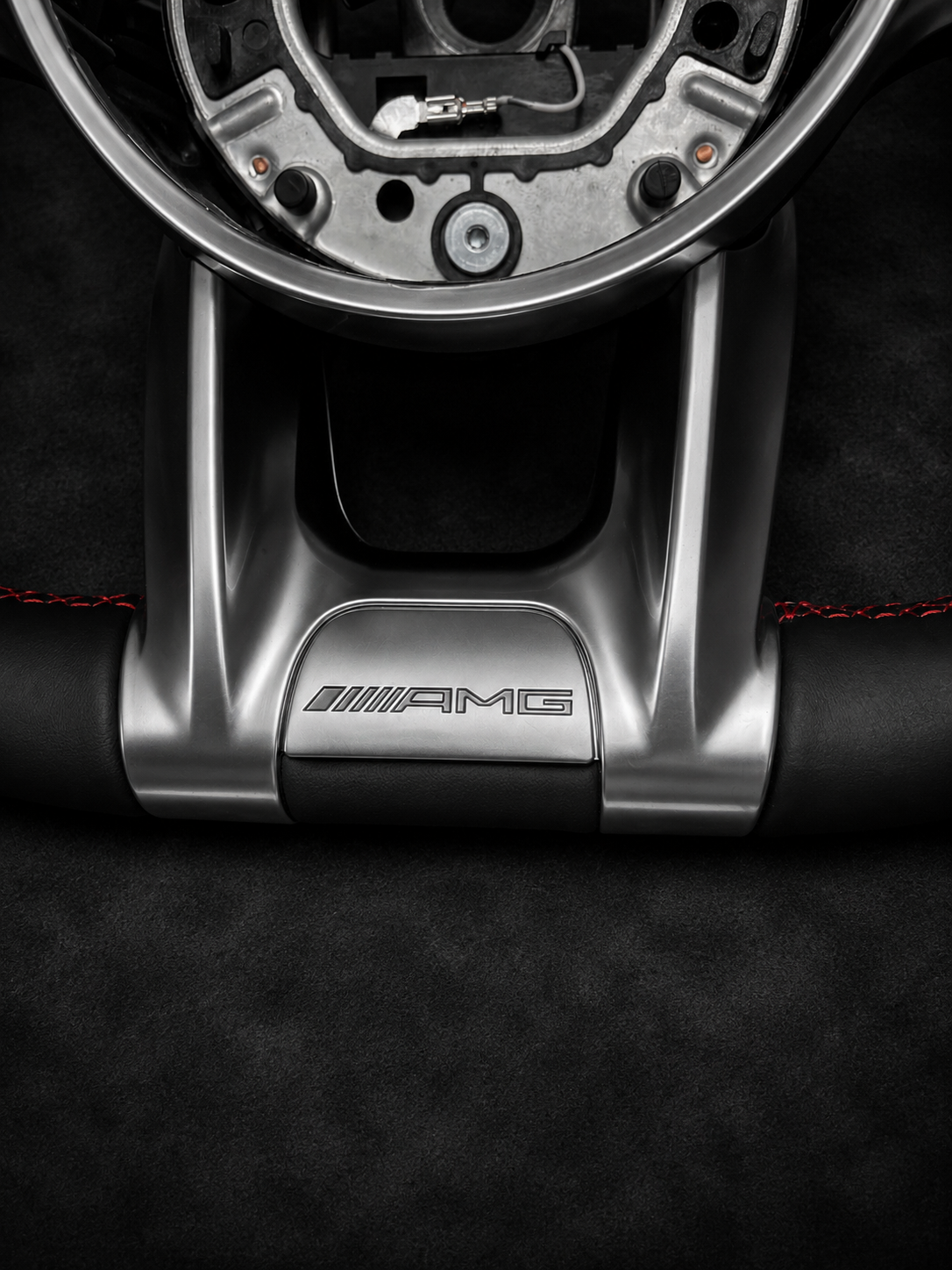 Mercedes-Benz AMG Performance Steering Wheel Red Stitch Edition | for 2015-2024 models