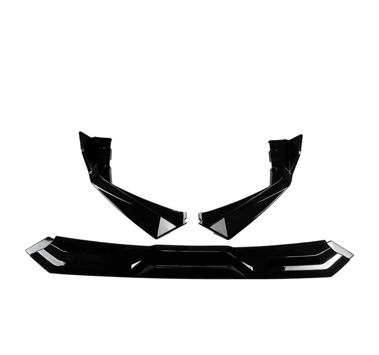 For 2024+ BMW X6M F96 X5M F95 LCI Glossy Black Front Bumper Splitter Lip
