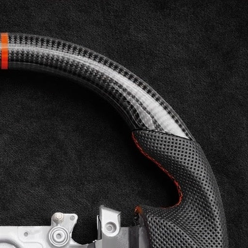 Nissan 350z 2003-2008 Carbon fiber & Perforated leather Racing Steering Wheel