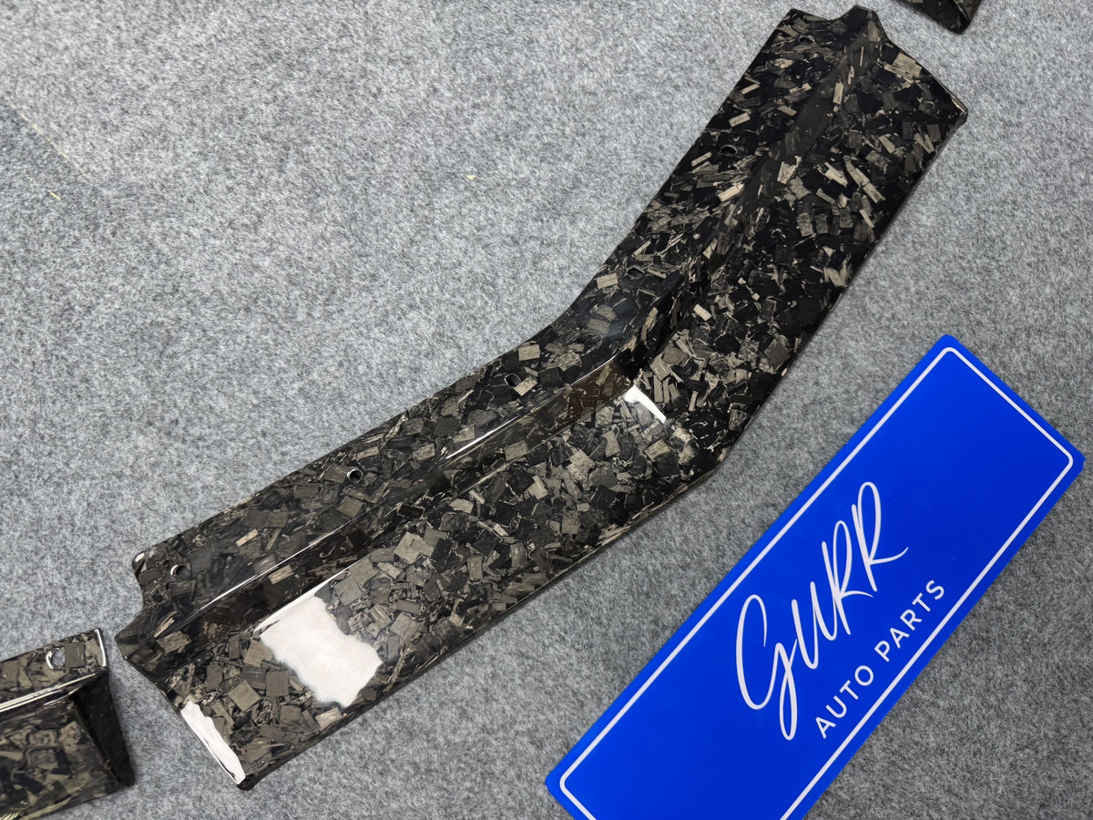 Corvette C8 Z06-Eray-Zr1X, Z07 Style Dry Forged Carbon Fiber Front Splitter Kit