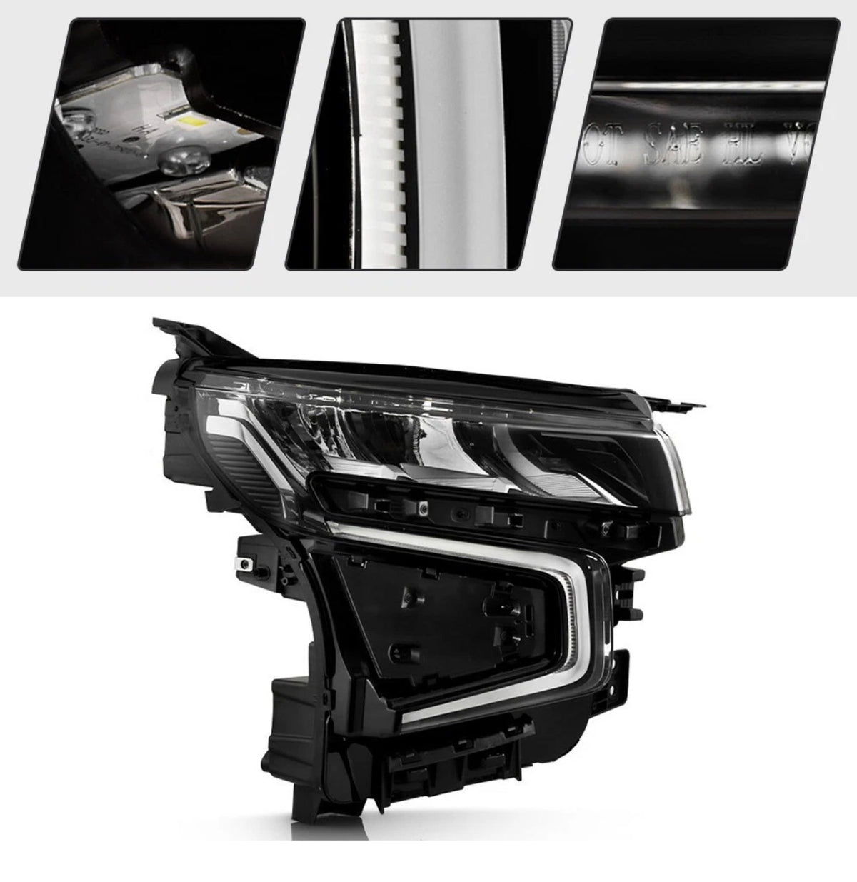 For 2021-2024 Chevy Suburban Tahoe Full LED Headlights Headlamps Pair Left+Right