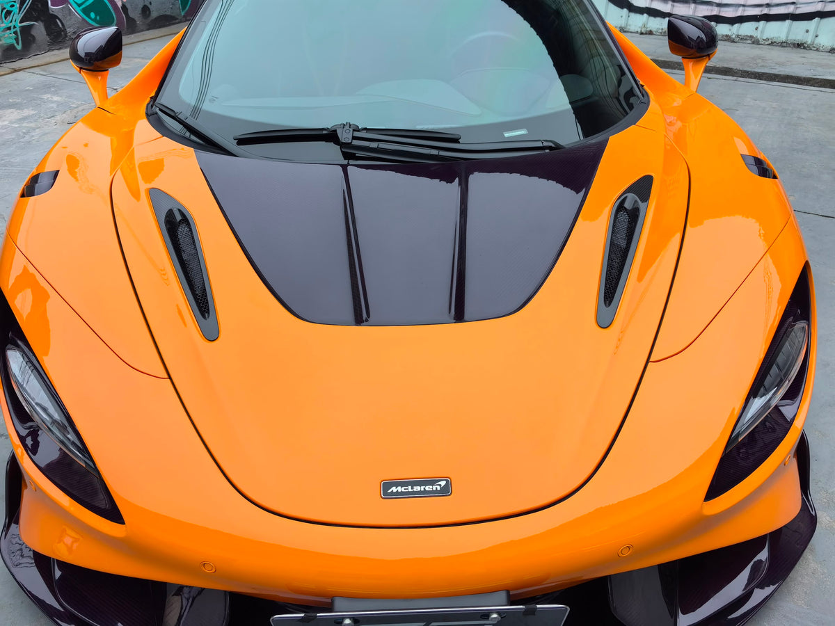 McLaren 720/ 750S Dry Carbon Fiber GURR Style Hood