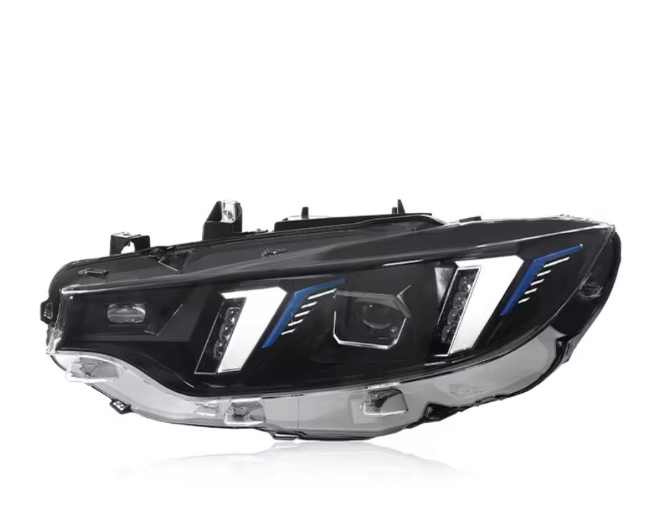 BMW Snake Eye Style Headlights for 3-4 Series F32 F36 F82 2013-2019 with Yellow & White DRL