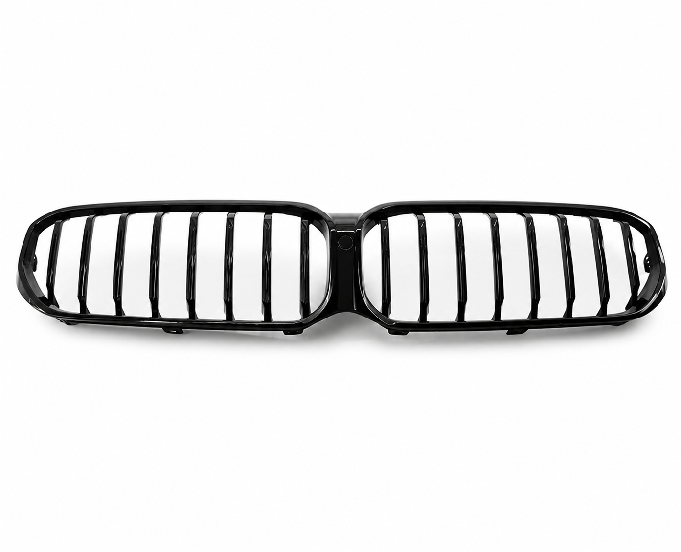 For 2021-2024 BMW G30 G31 530i 540i Gloss Black Front Bumper Kidney Hood Grille