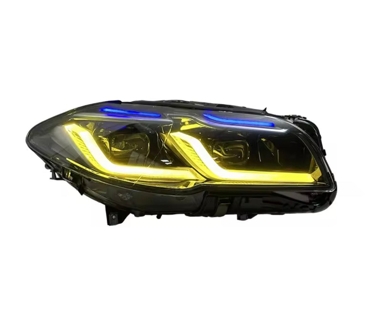 BMW 5 Series 2011-2017 Dual-color DRL Feature FULL LED Headlights Upgrade