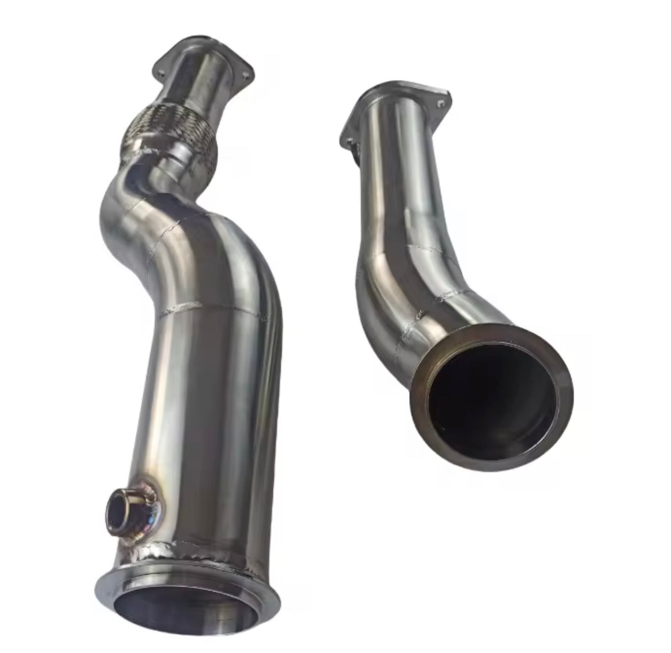 High-Performance Stainless Steel Catless Downpipes for BMW M3 G80 & M4 G82/G83 S58 3.0T (2021+)