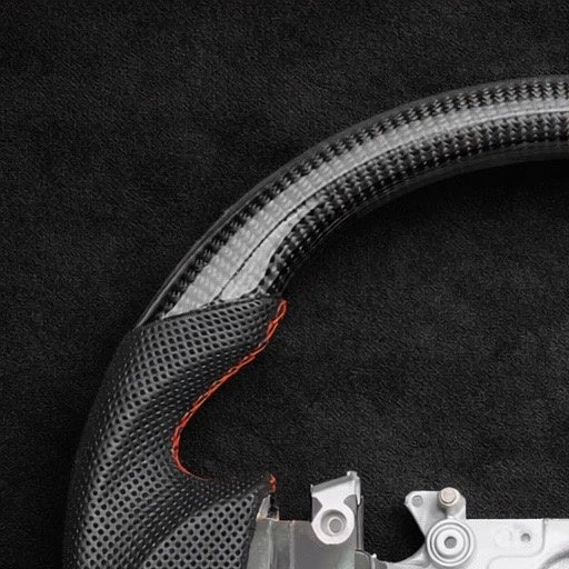 Nissan 350z 2003-2008 Carbon fiber & Perforated leather Racing Steering Wheel