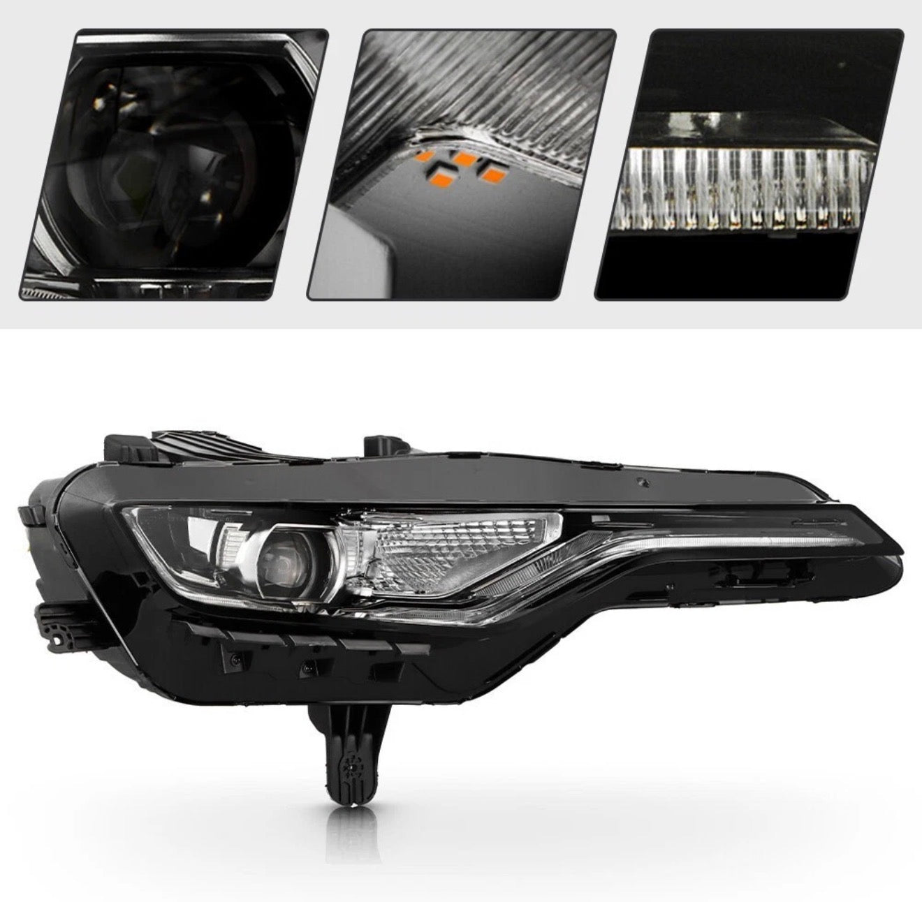 LED Headlight For 2019-2024 Chevy Camaro w/ LED DRL Projector Passenger Side