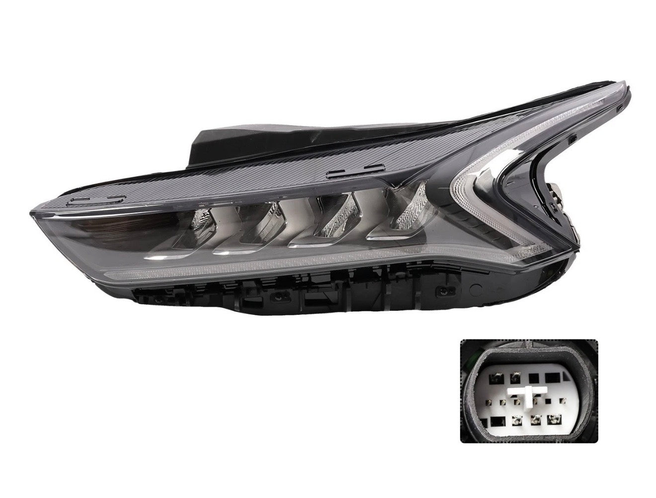 Left Driver Side Headlight for 2021 2022 2023 Kia K5 LX EX LXS LED Headlight