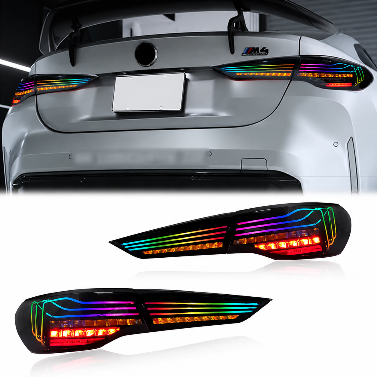 BMW G22/G82 CSL RGB LED Taillights (2020–2025) – Plug & Play
