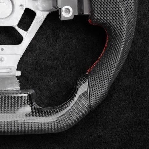 Nissan 350z 2003-2008 Carbon fiber & Perforated leather Racing Steering Wheel