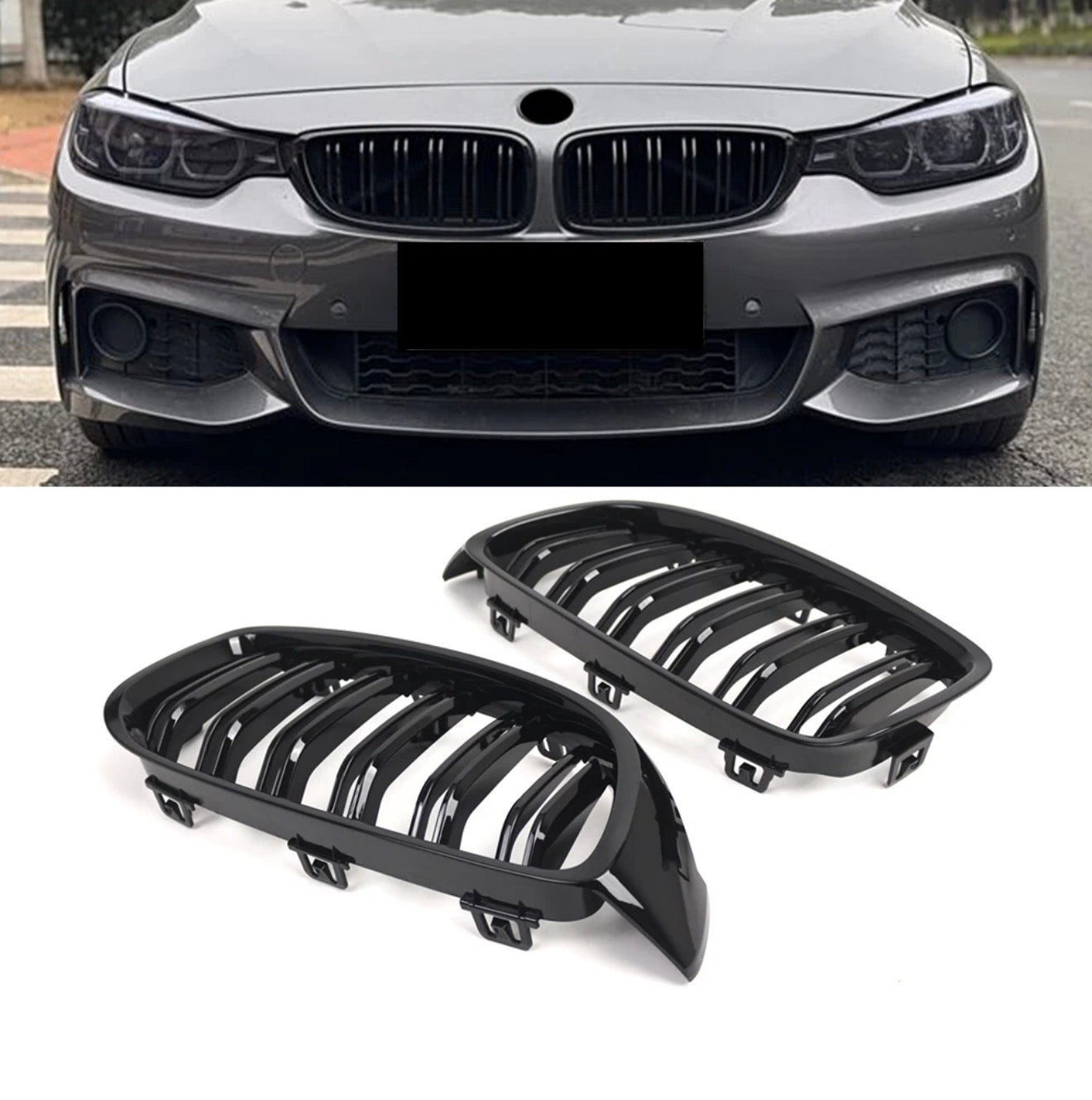 Front Kidney Grill For BMW 4-Series F32 F33 F36 435i 428i Coupe 2-Door 2014-2020