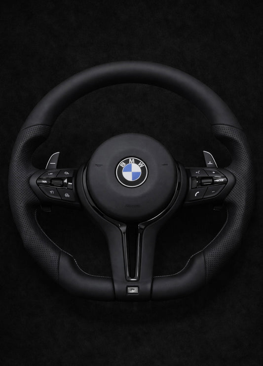 BMW M Sport style Steering Wheel Gloss Black Trim For 2012-2019 models