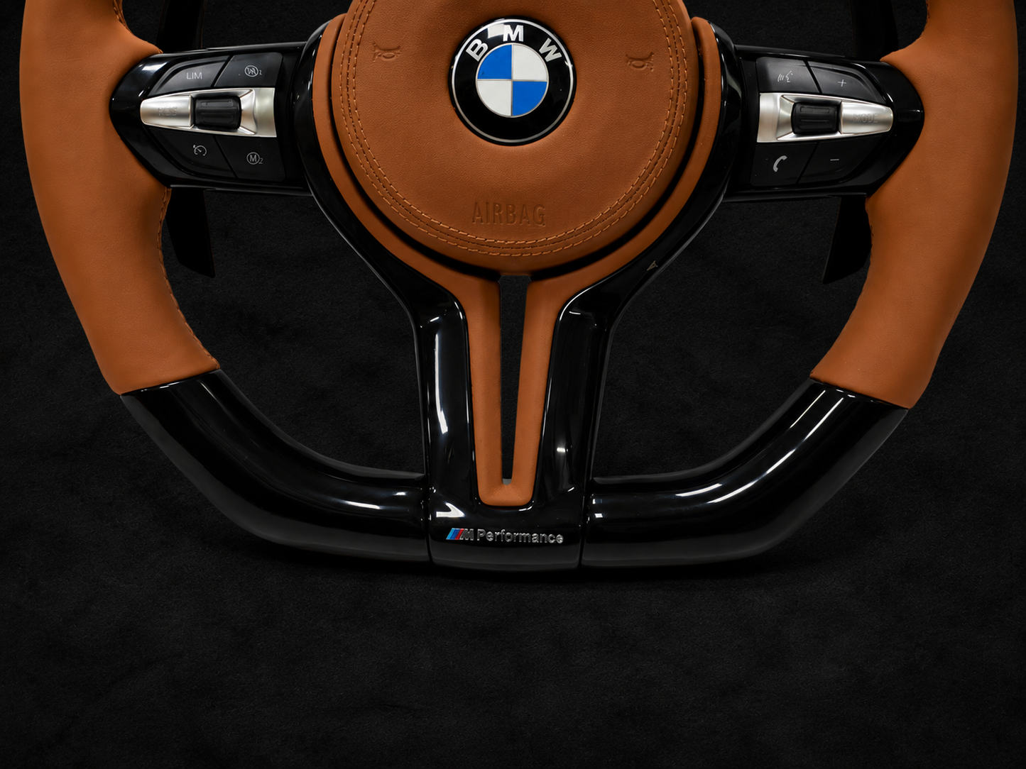 BMW Camel Alcantara Steering Wheel for 2008-2019 models