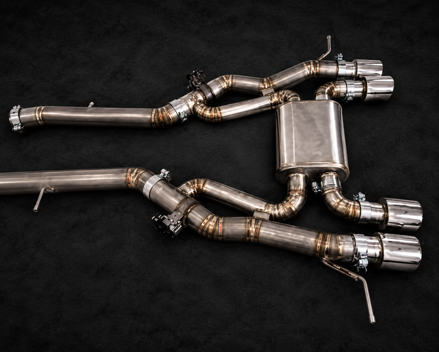 BMW G80 M3 / G82–G83 M4 S58 3.0T Valved Cat-Back Exhaust System (2021–2026)
