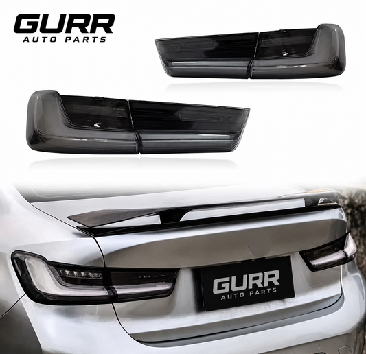 BMW G20/G80 Full LED Smoked Taillights | Sequential Turn Signals | 2018–2022 3 Series & M3 Upgrade