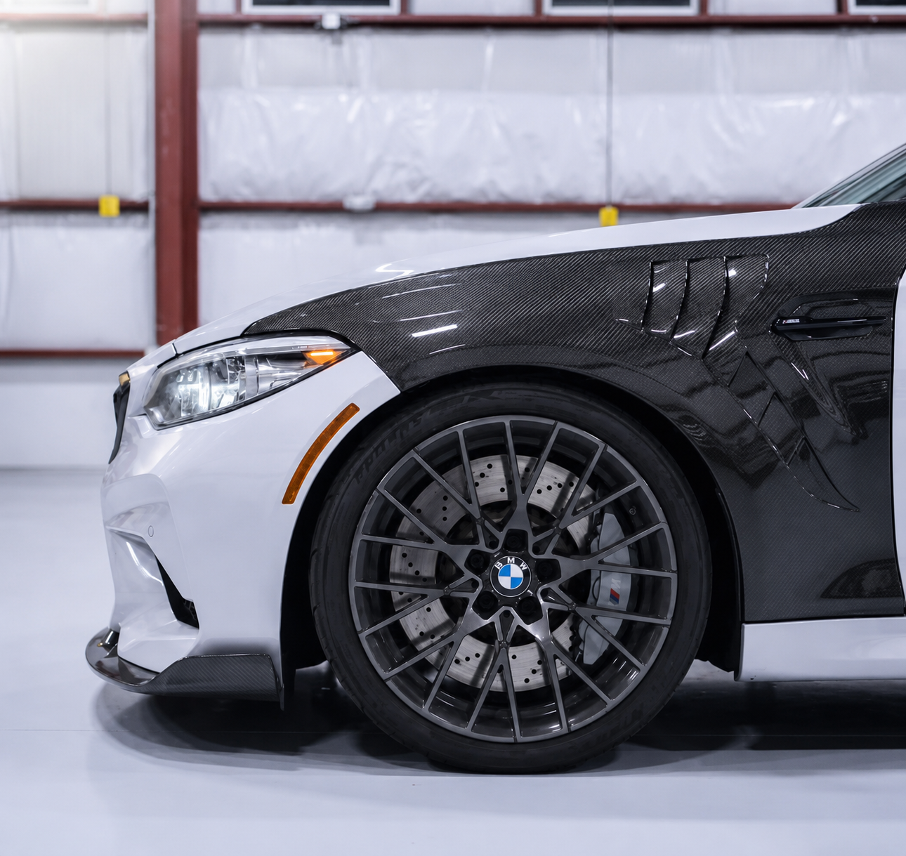 BMW F87 M2 / M2 Competition Carbon Fiber Vented Front Fenders | 2016–2021 | Real Carbon Fiber